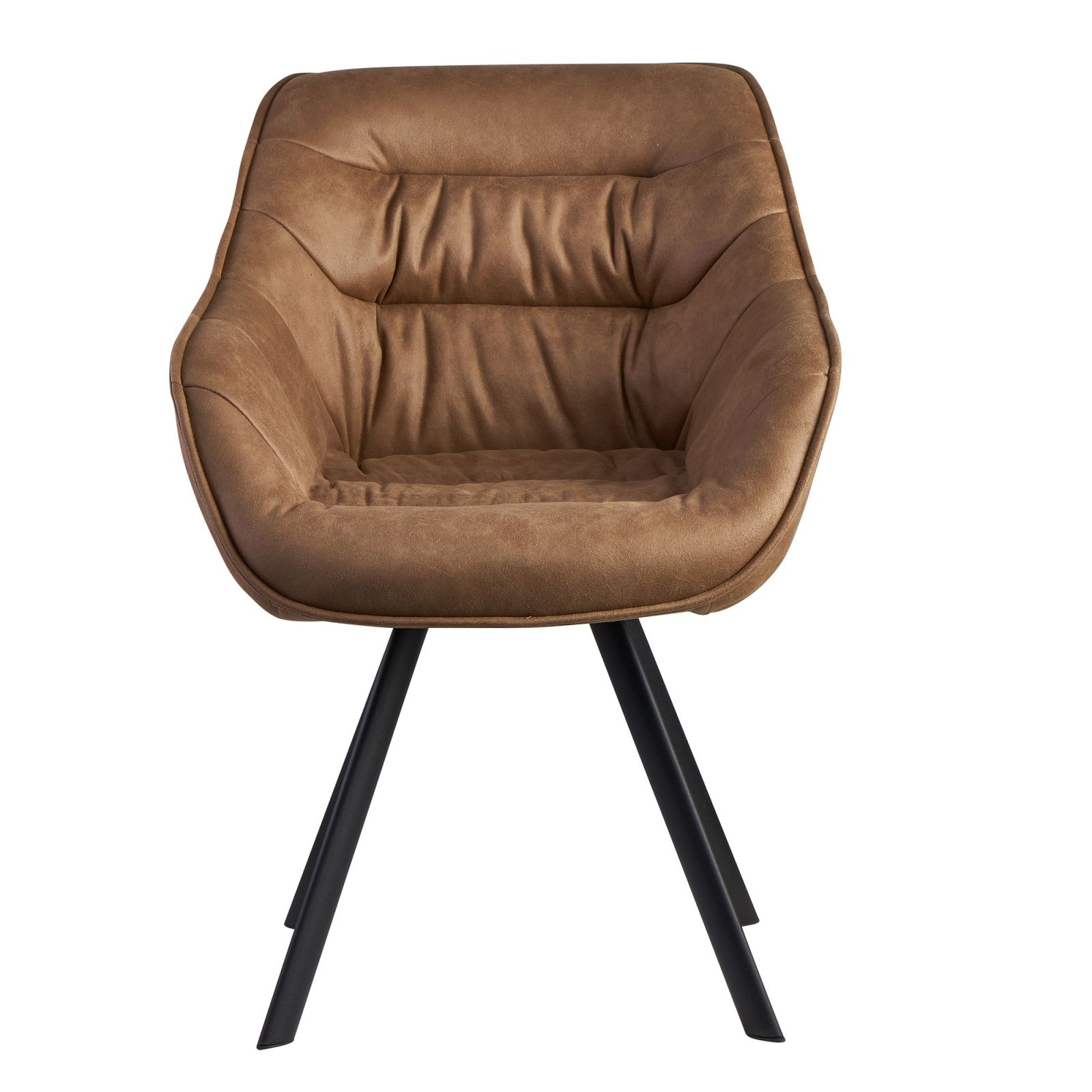 Esszimmerstuhl - beige - Stoff - gepolstert