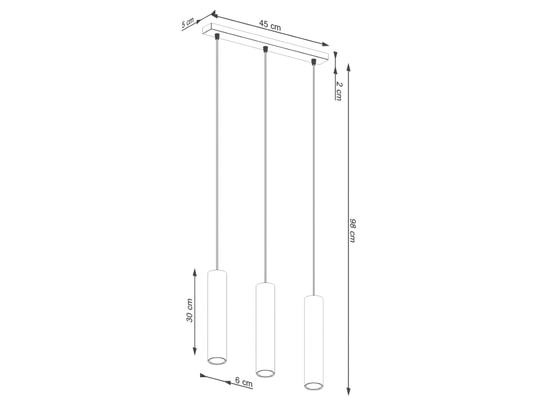 SOLLUX LIGHTING - Suspension Lampe suspendue lagos 3l vert olive