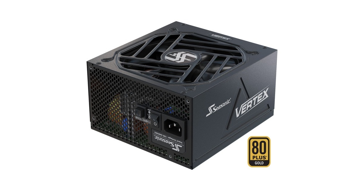 SeasonicVERTEX GX-850 modulaire 850 watt voeding   (Zwart, 1x 12V-2x6, 3x PCIe)