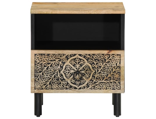 VIDAXL - Tables de chevet 2 pcs 40x33x46 cm bois de manguier solide