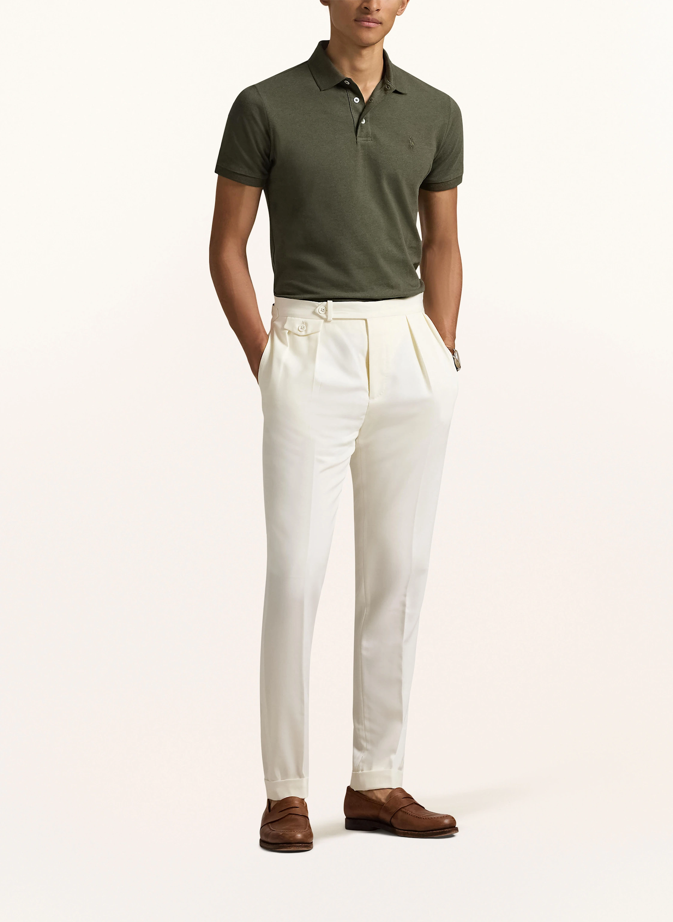 POLO RALPH LAUREN Piqué-Poloshirt Custom Slim Fit
