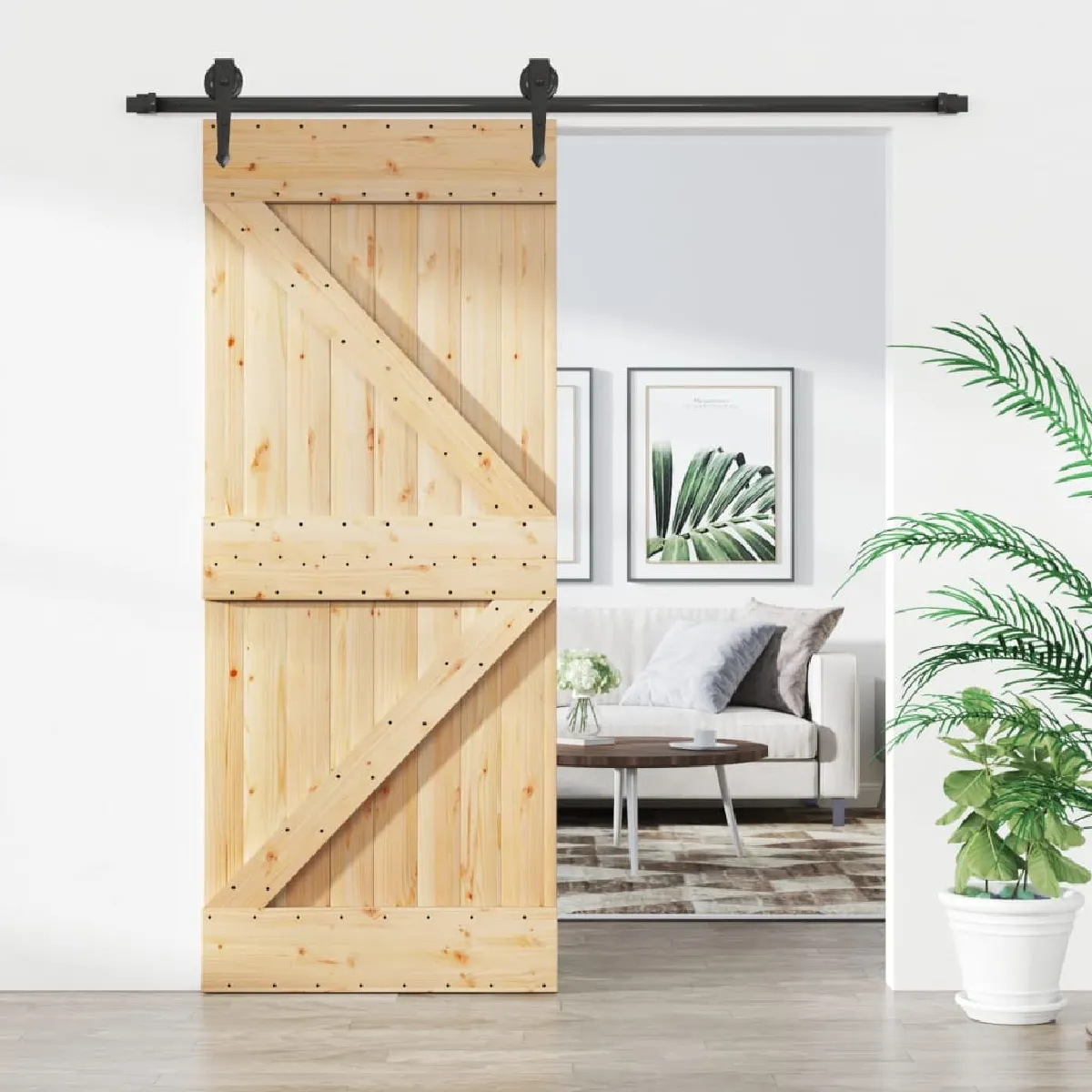 vidaXL Porte coulissante 85x210 cm