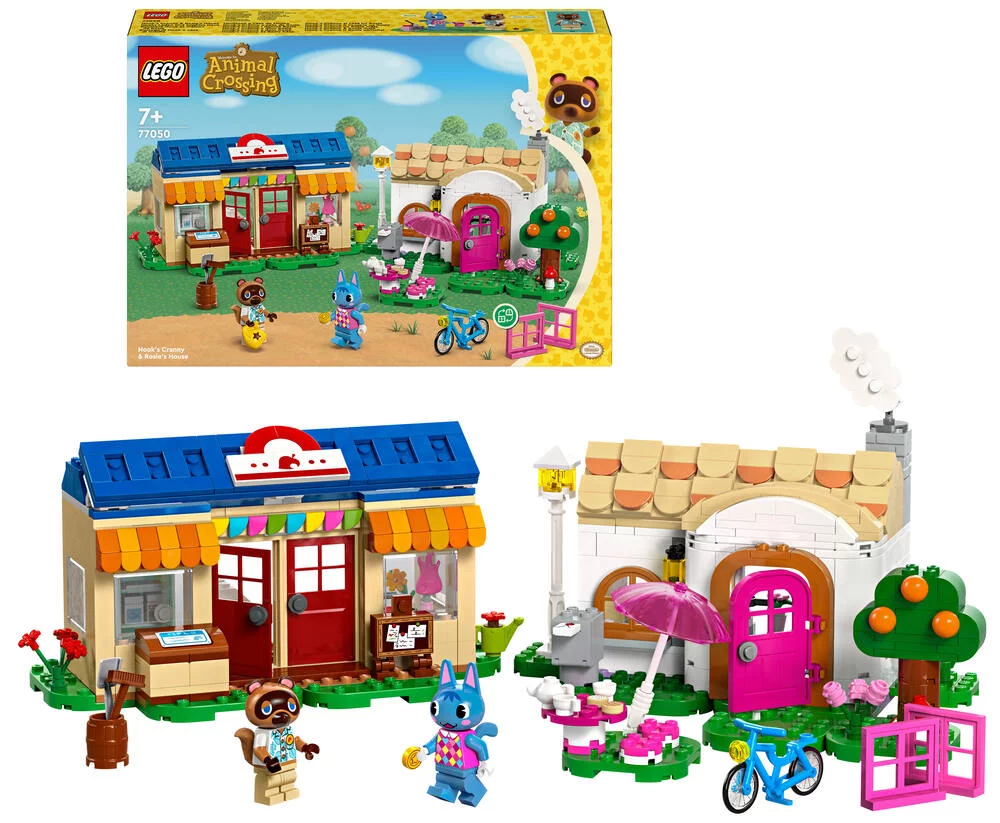 LEGO®ANIMAL CROSSING 77050 - BOUTIQUE NOOK ET MAISON DE ROSIE