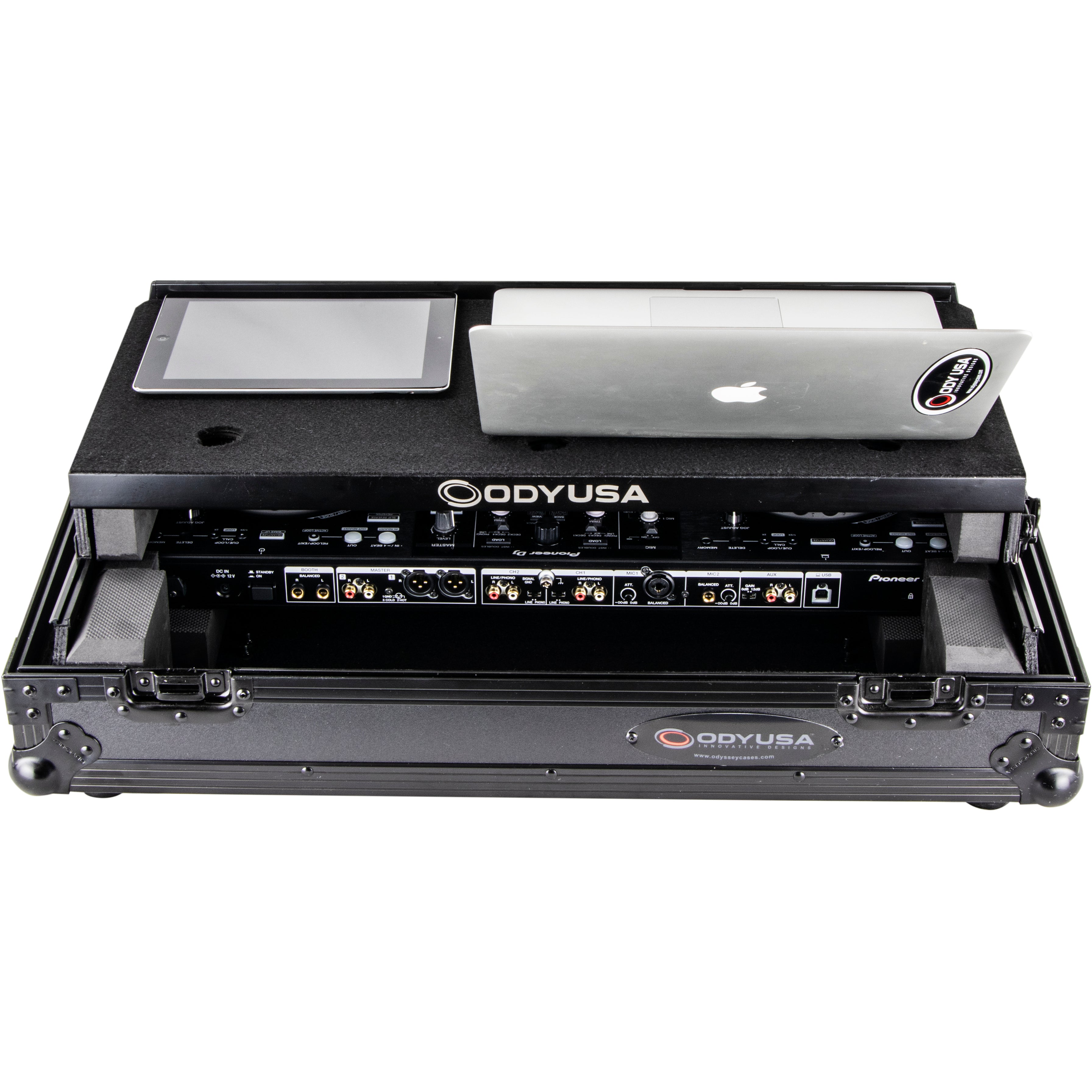 Odyssey FZGSPIDDJ8001BL flightcase voor Pioneer DDJ-800 zwart