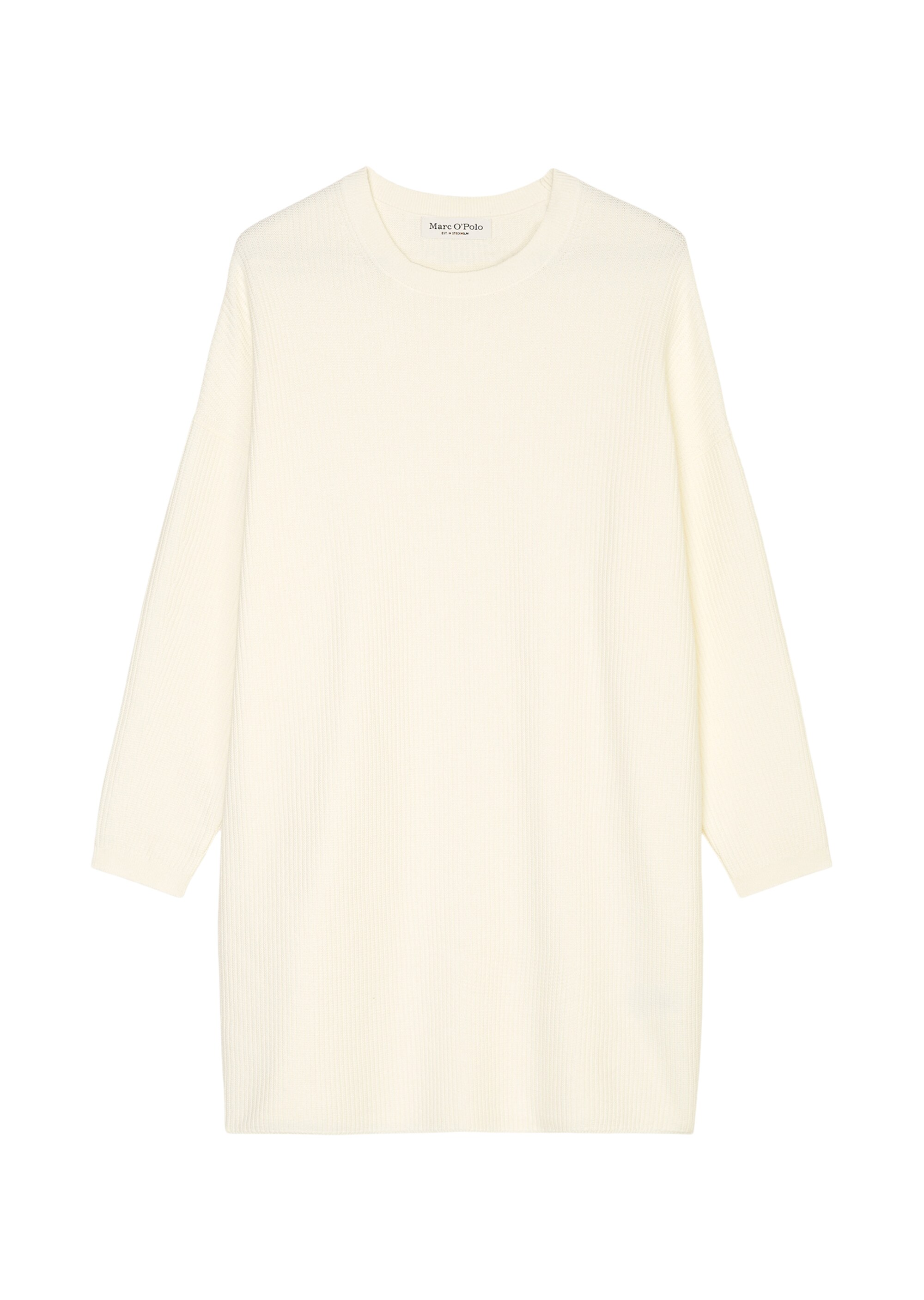Oversize-Rippstrick-Kleid mit feiner Rippenstruktur