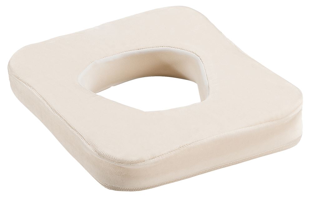 ELSA Gesichtsauflagen 4cm inklusiv Veloursbezug écru 1 Stk