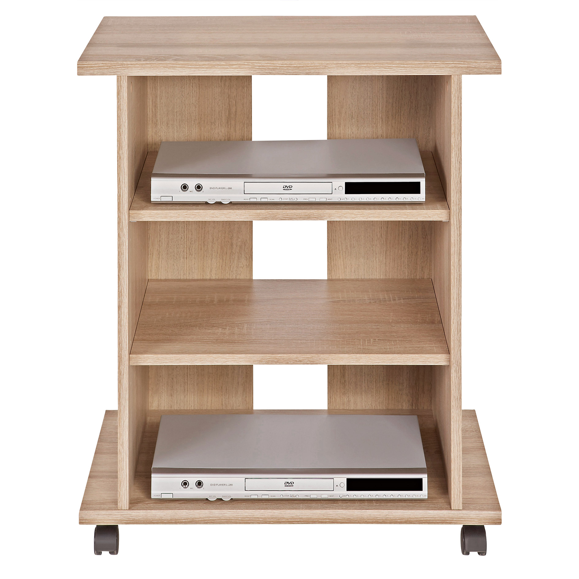 TV-Rack - Sonoma Eiche - auf Rollen