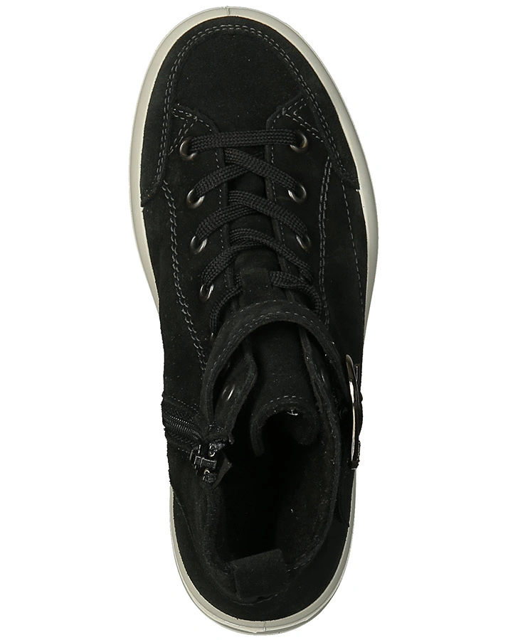 Halbschuhe AVA gefüttert in schwarz