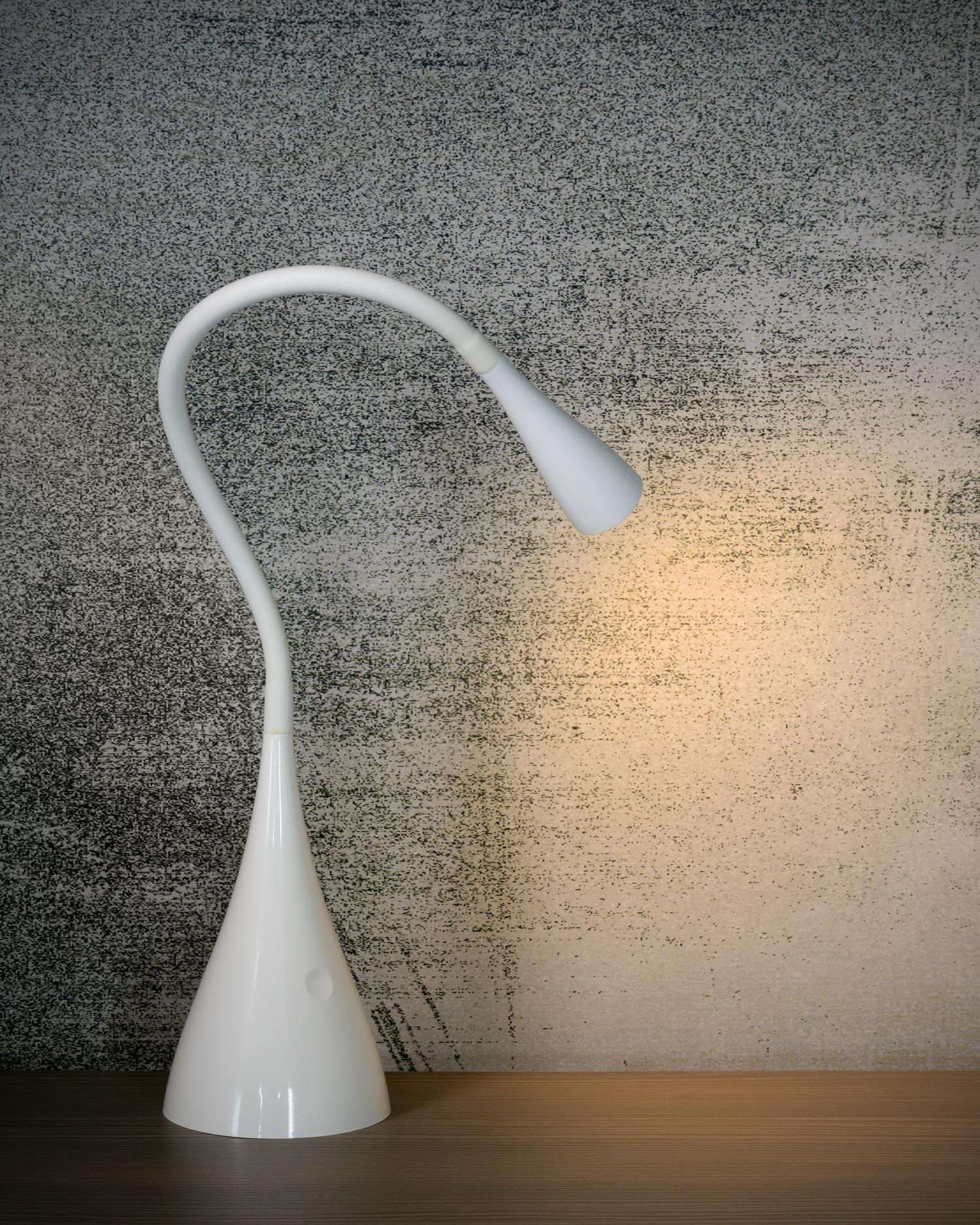 Lucide ZOZY Bureaulamp - Wit