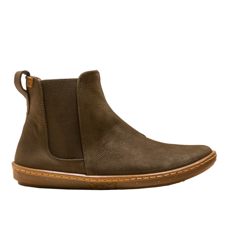 Botas de couro verde-agradável The Naturalist N5310