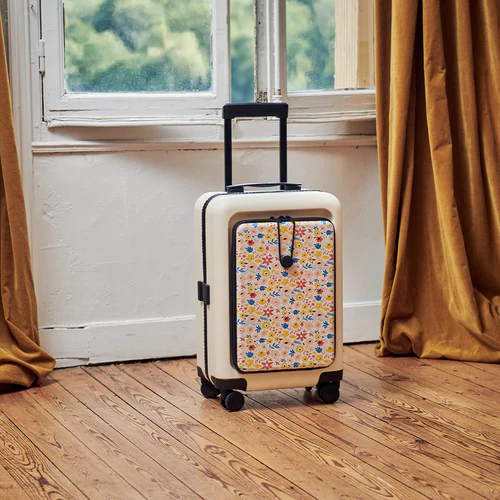 Valise rigide 4 roues JFK Pochette AMS beige