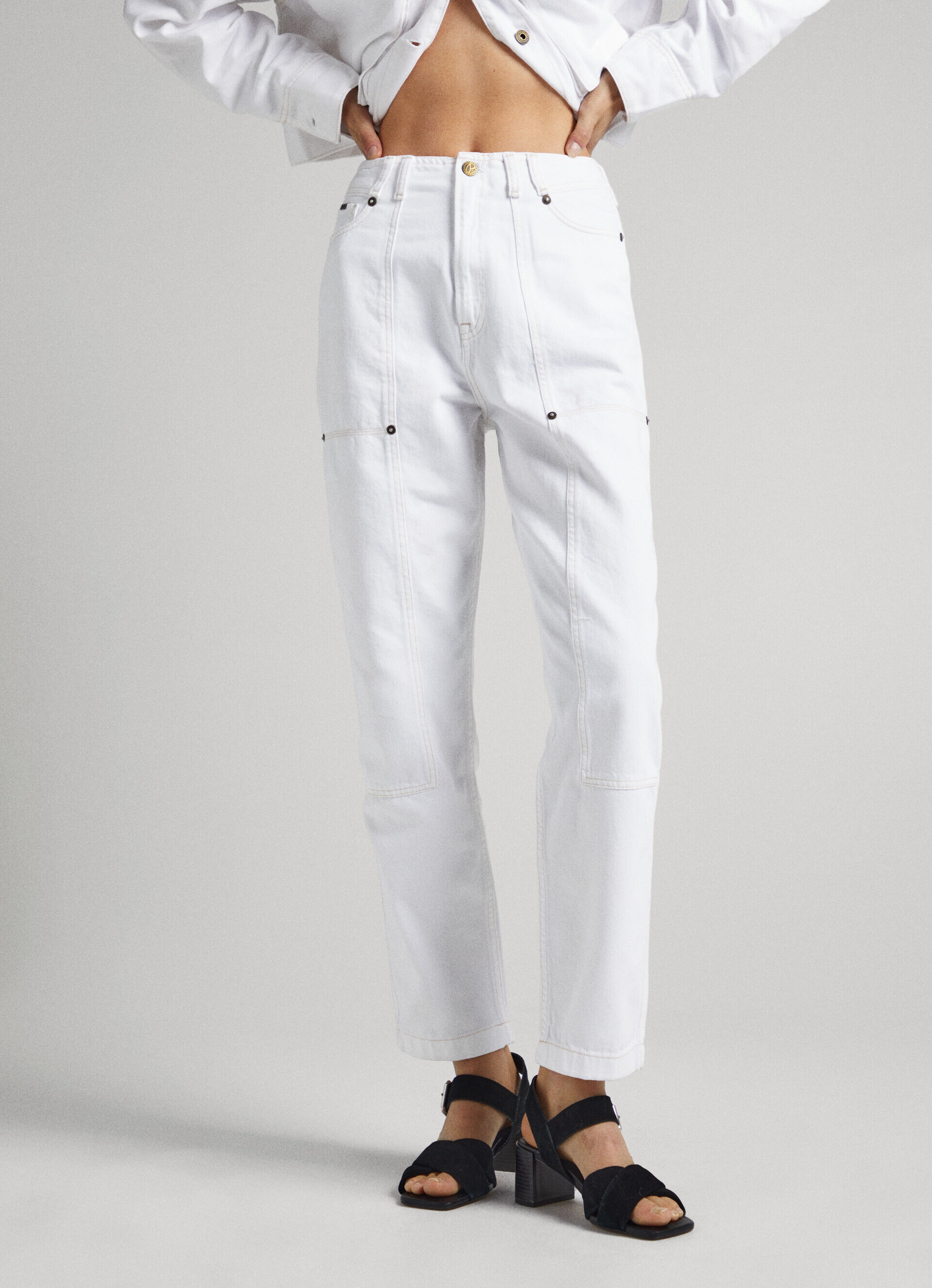 Calça jeans Willow Fit Taper de cintura alta - jeans