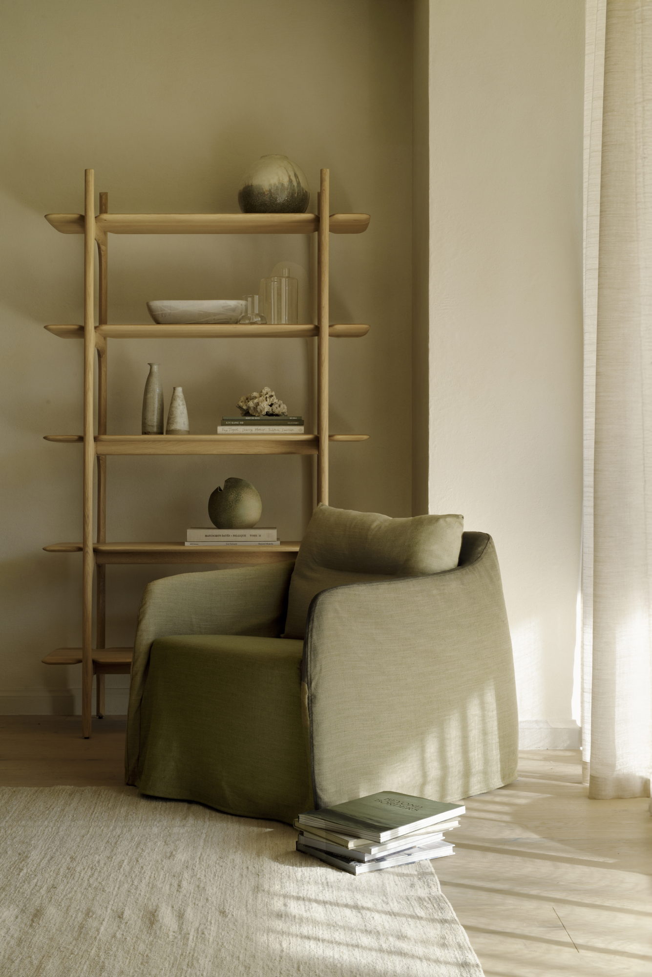 Fauteuil Weave 80 groen