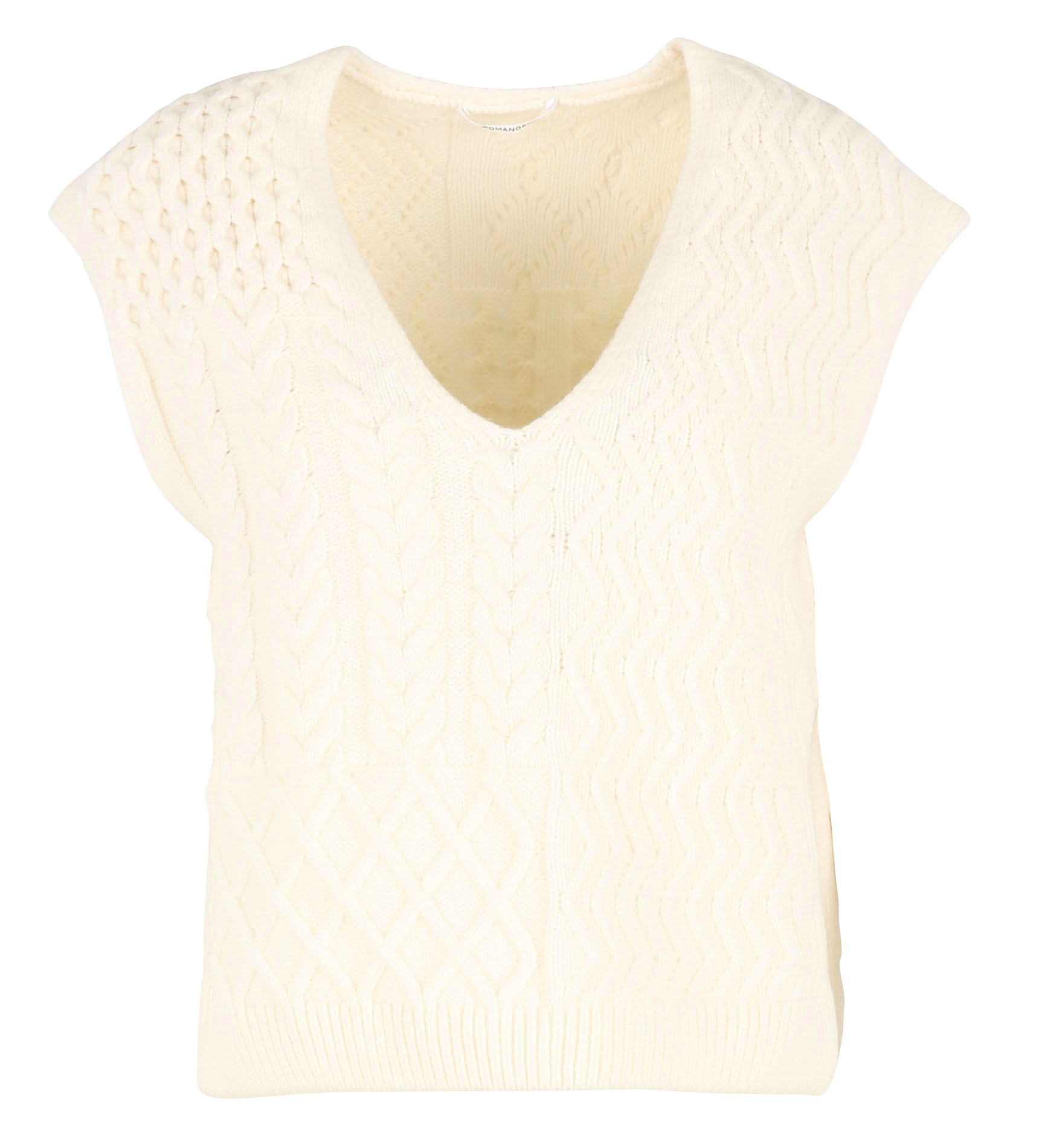 Pull en maille torsadée | Beige