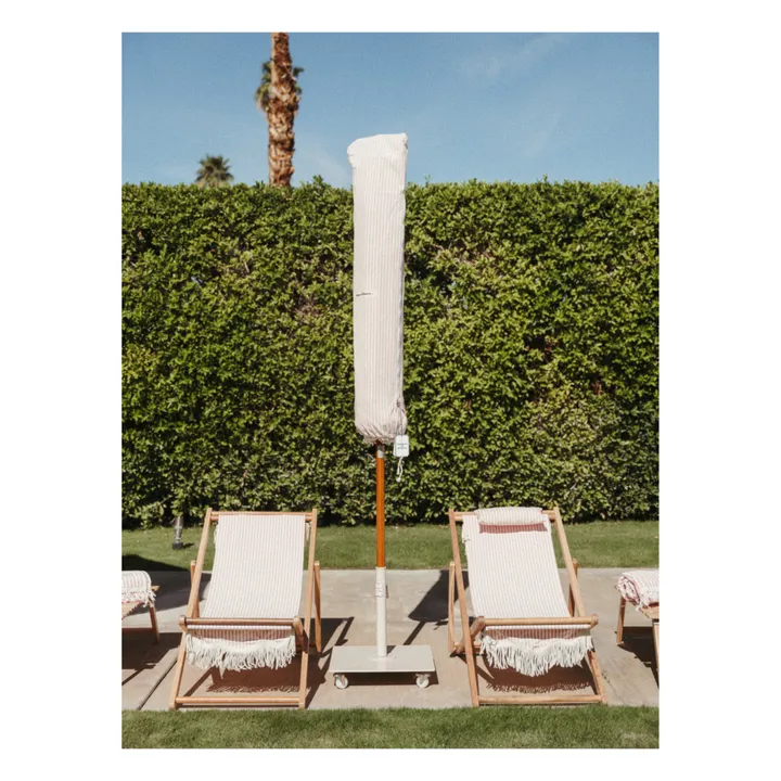 Business & Pleasure Co. Roulettes pour pied de parasol - Set de 4 | Blanc