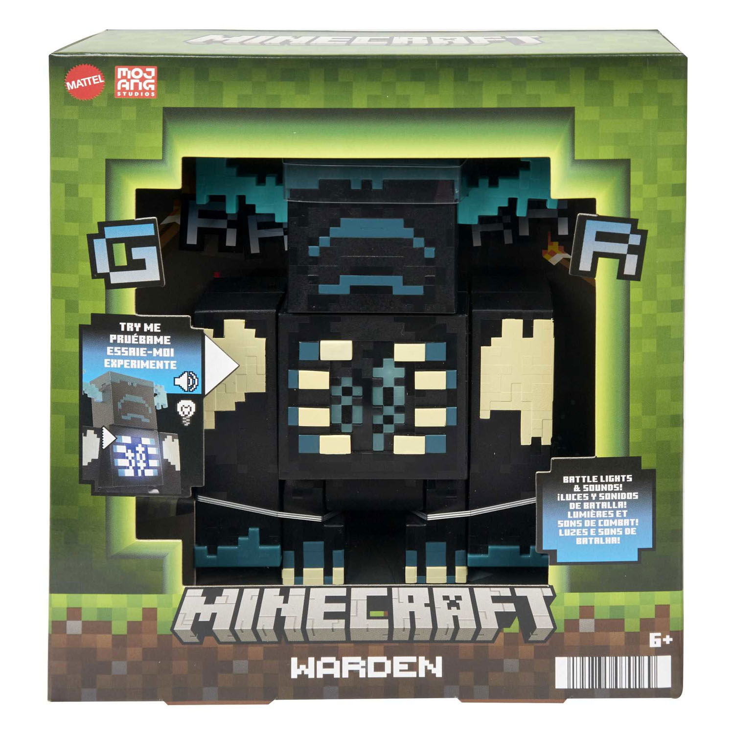 Minecraft Warden Figuur
