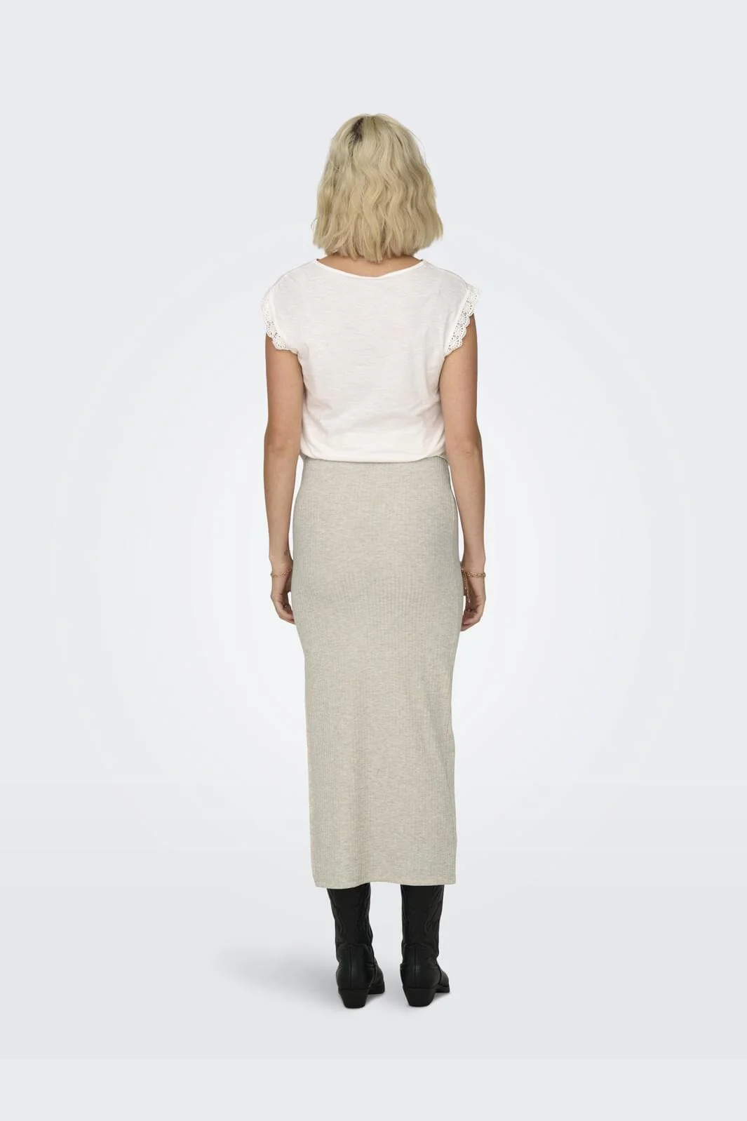Only Onlnella Long Side Slit Skirt Box