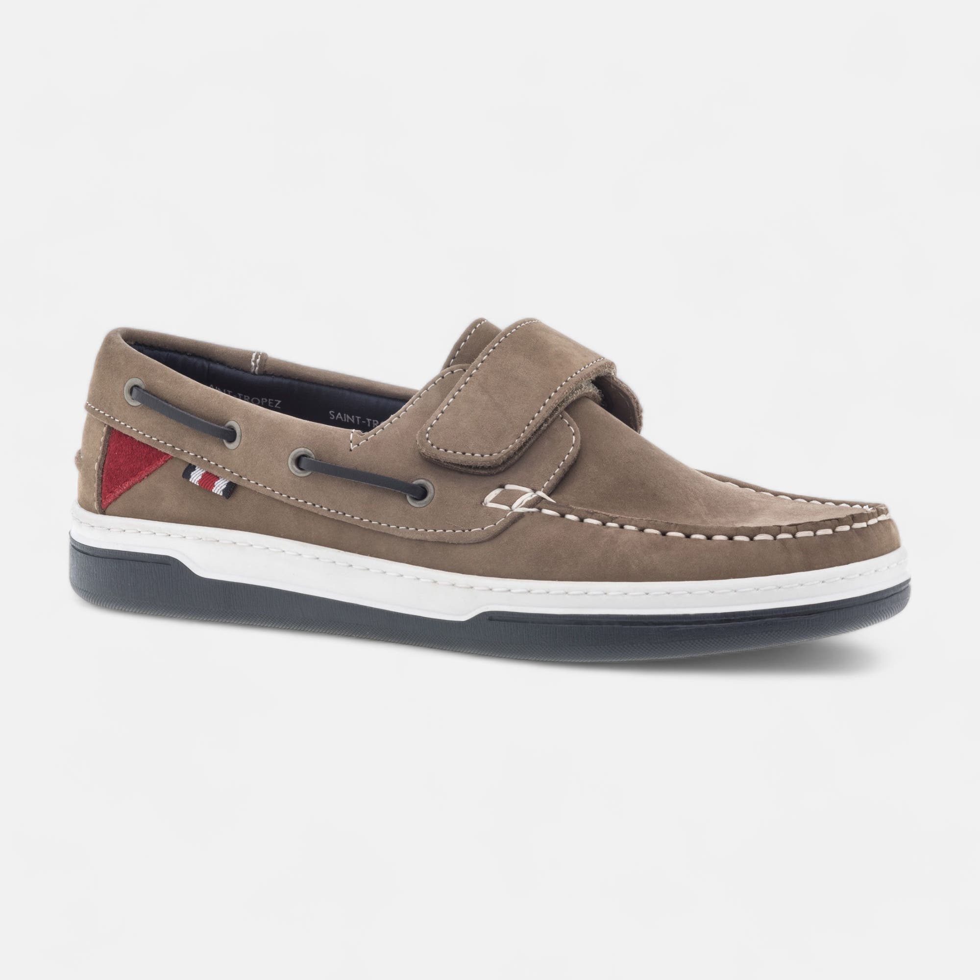 Mocassins Homme en cuir taupe