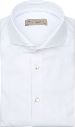 John Miller Overhemd Twill Wit 5142006-910000 kopen