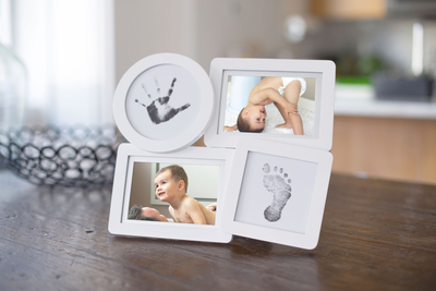 Pearhead Babyprints Collage Ramme, Hvit