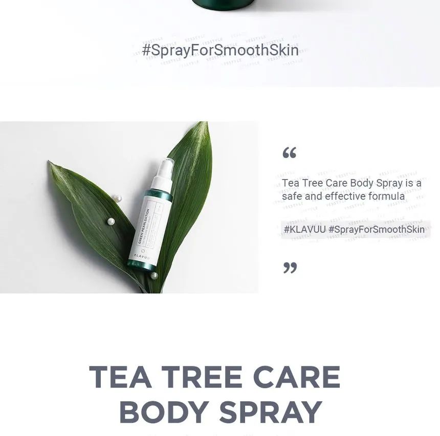 KLAVUU - Groene Parelsation Tea Tree Verzorgende Bodyspray 100ml