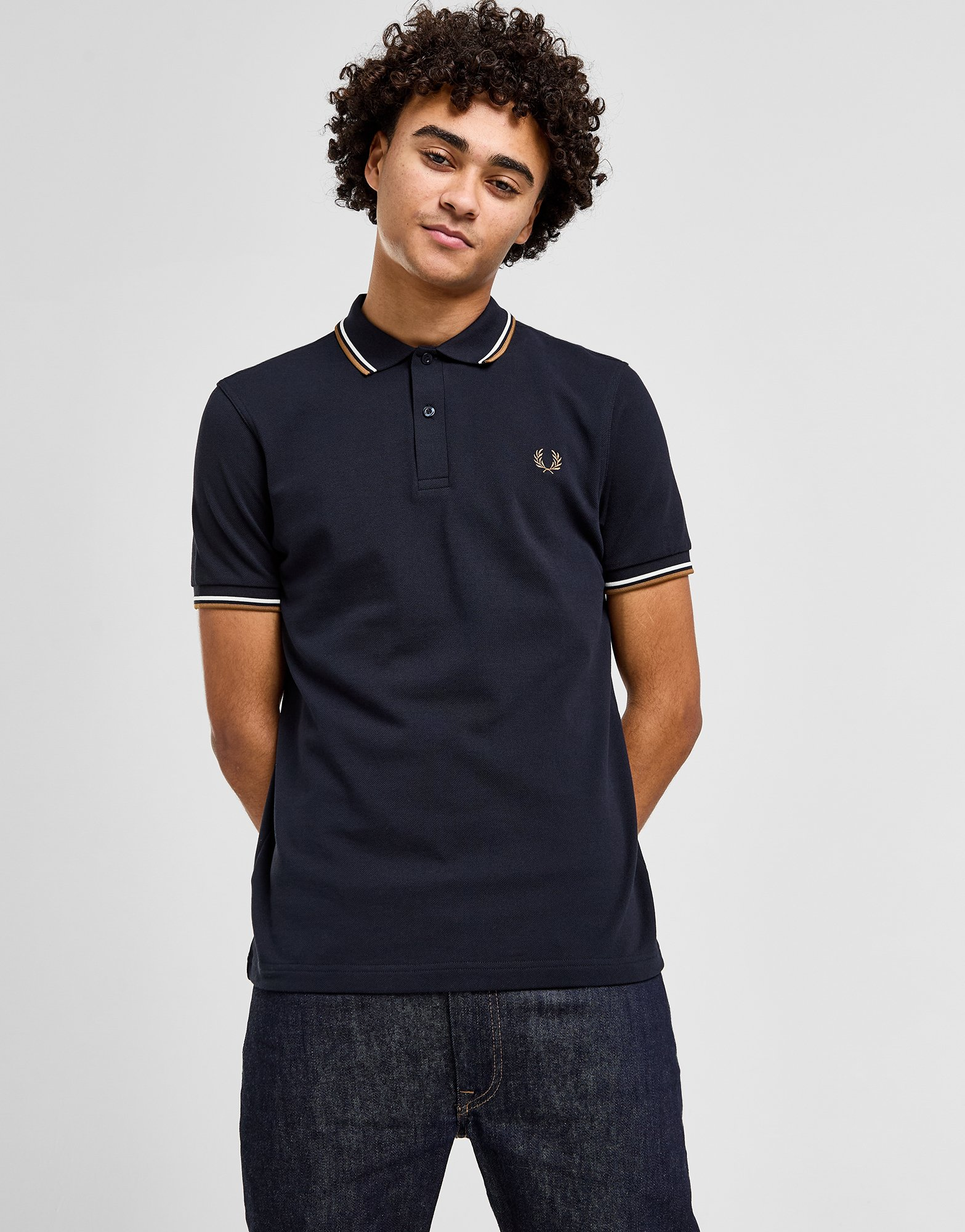 Fred Perry Polo Double Liseré Homme