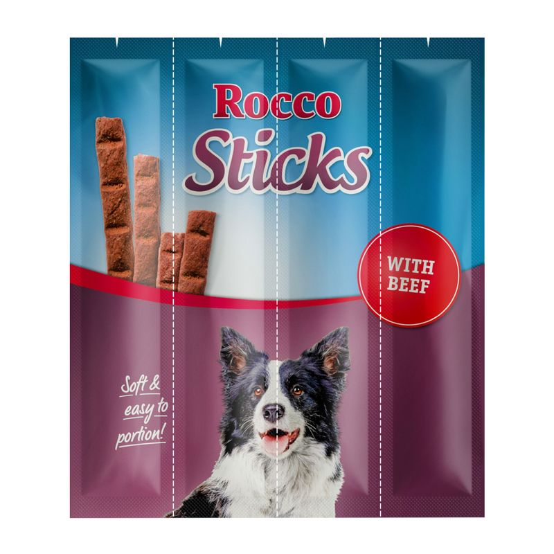 Bâtonnets Sticks Rocco, poulet ou bœuf