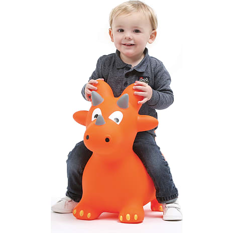 LUDI dino som hoppedyr - orange