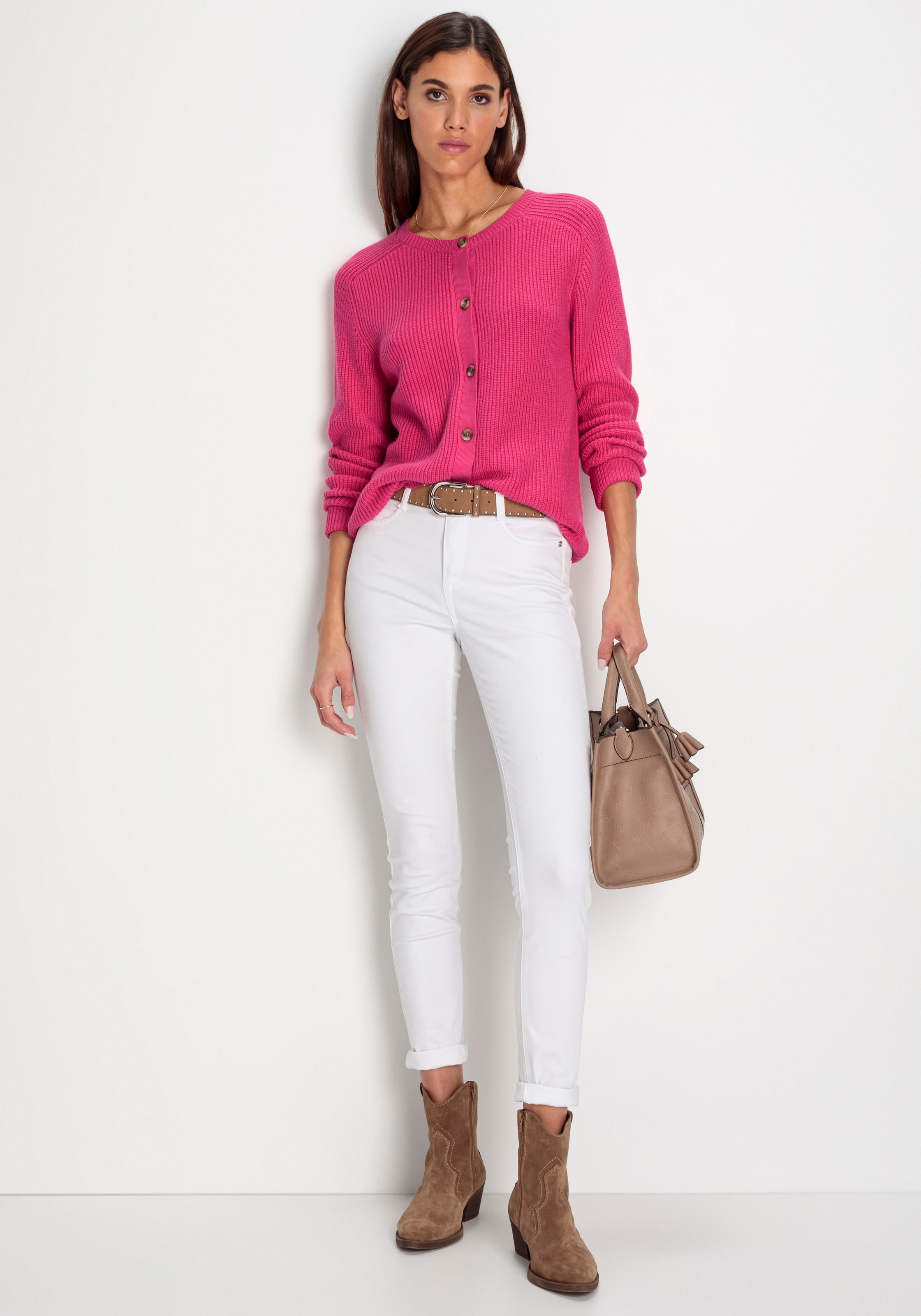 HECHTER PARIS Strickjacke , mit Knopfleiste