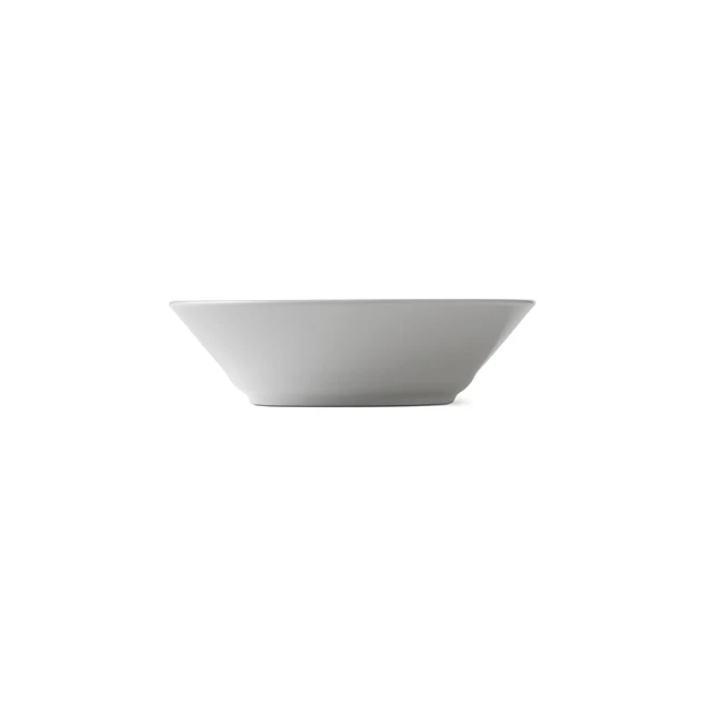 Royal Copenhagen  Hvid Riflet tallerken, dyb - 17 cm.