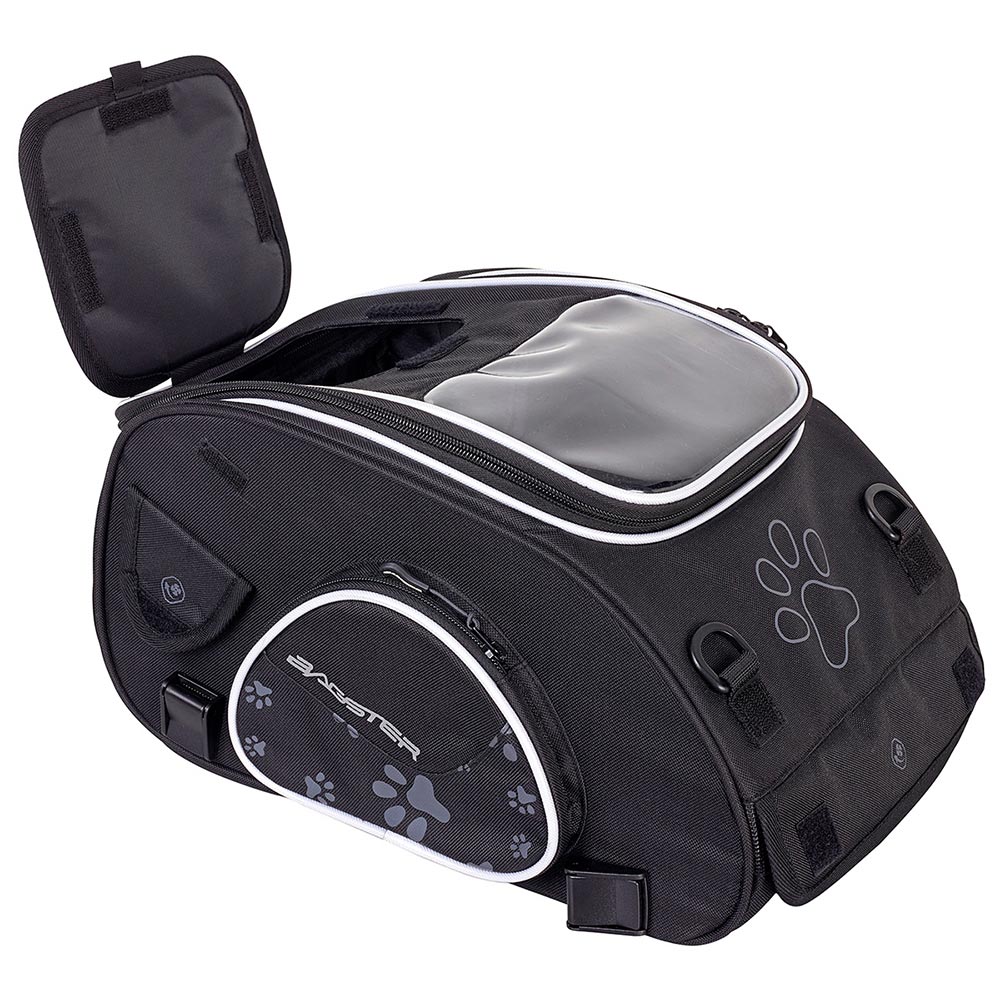 Bagster - Sacoche de réservoir pour animaux Mini Puppy Noir