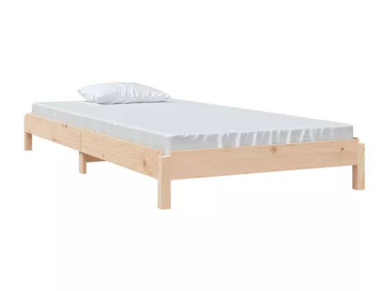 Lit empilable 90x190 cm Bois de pin massif