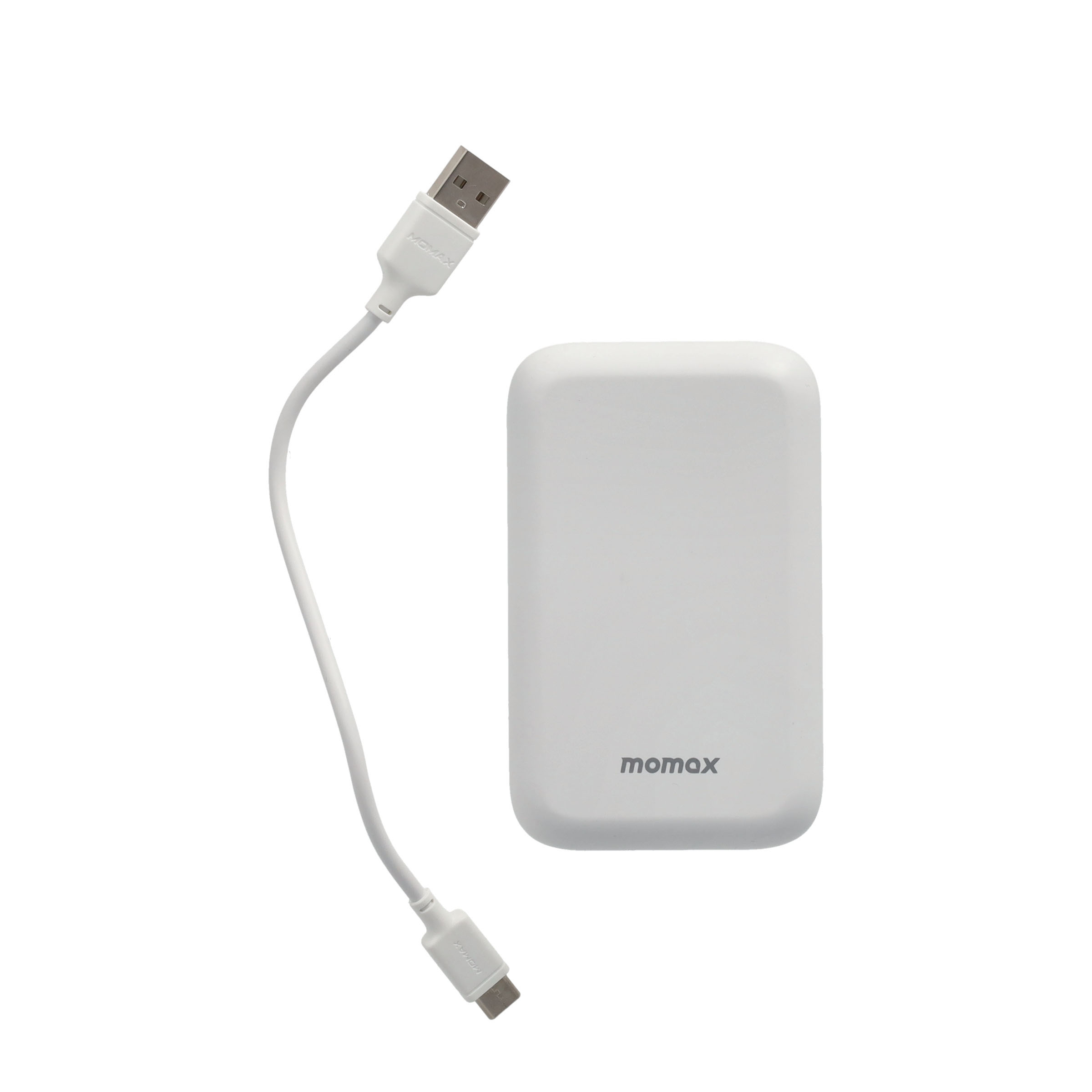 (18W) 5000mAh Qi Wireless MagSafe Ladegerät PD Fast Charge USB C Powerbank mit Power Delivery - Weiss