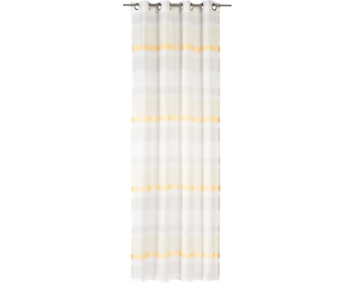 Sjaal met oogjes Sweet Love Stripe abrikoos 140x255 cm