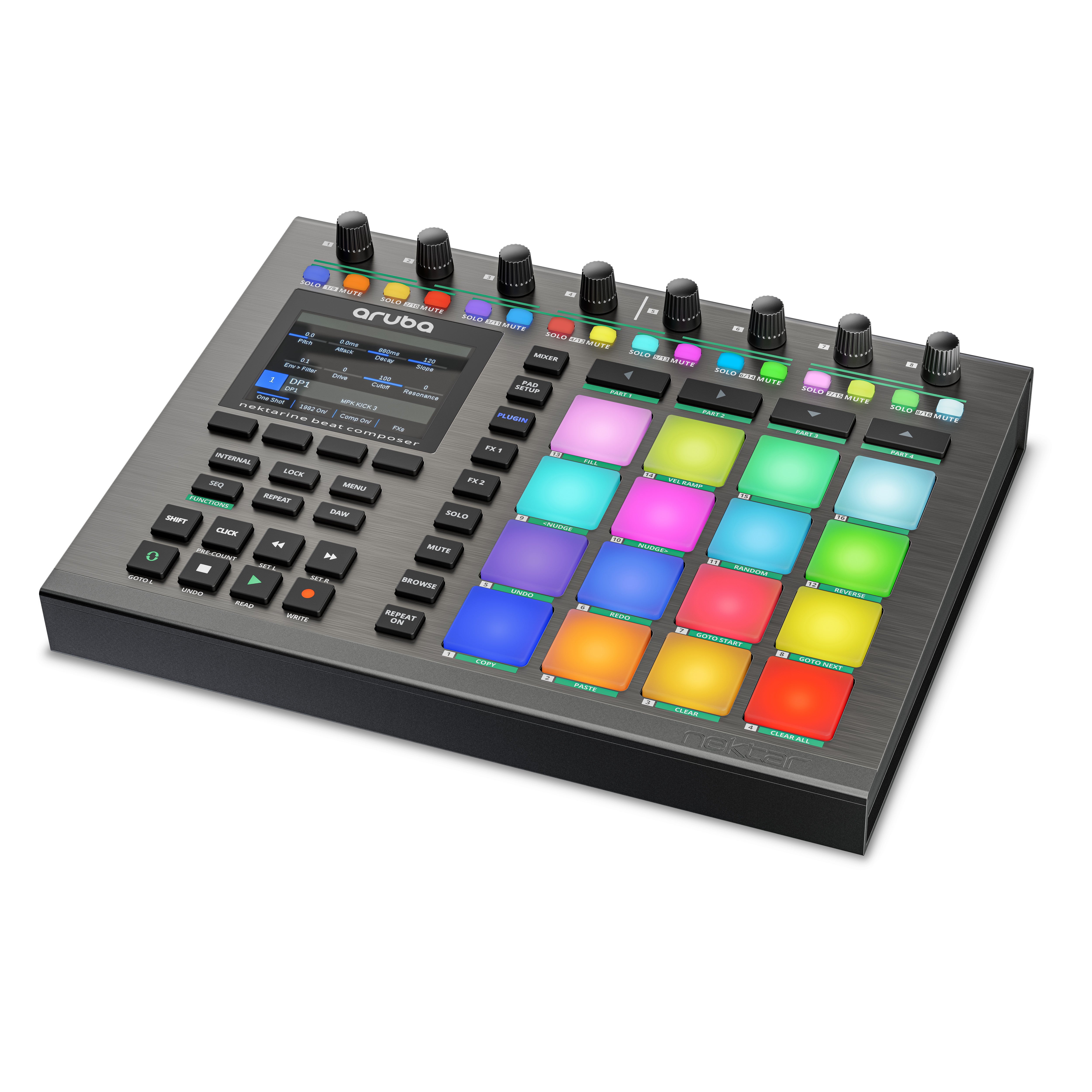 Nektar ARUBA Beat Composer USB/midi pad controller / sequencer