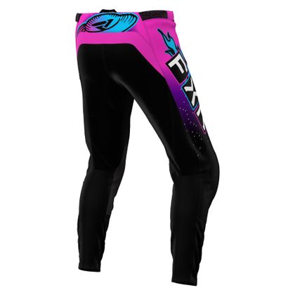 Pantalon cross FXR YOUTH CLUTCH 24 - Bleu / Rose