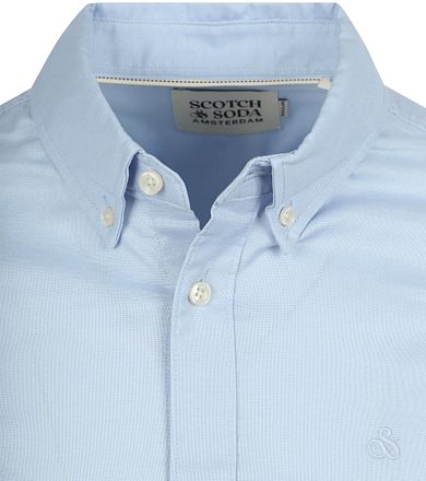 Scotch and Soda Core Oxford Overhemd Lichtblauw 179186-420 kopen