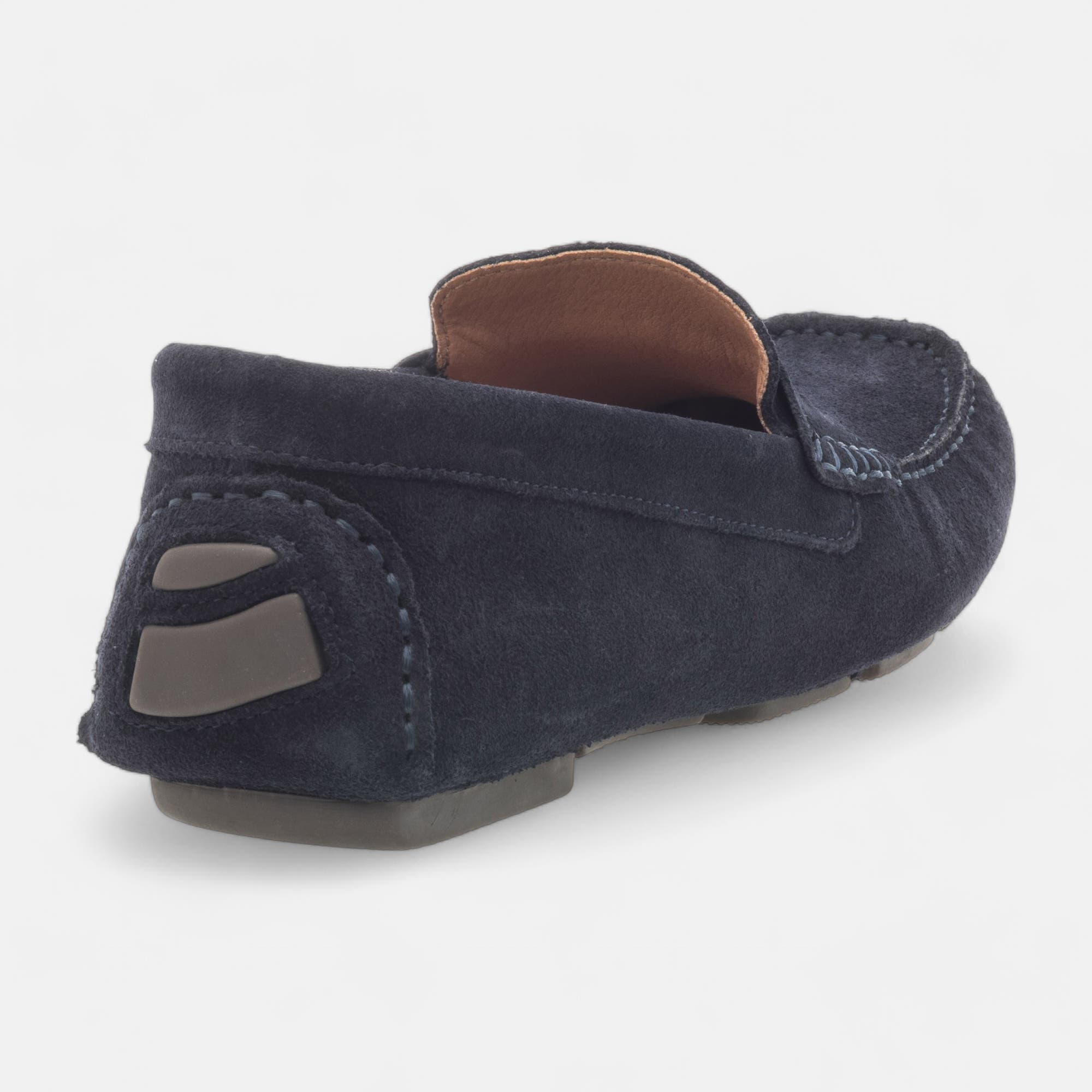 Mocassins Homme en cuir bleu marine