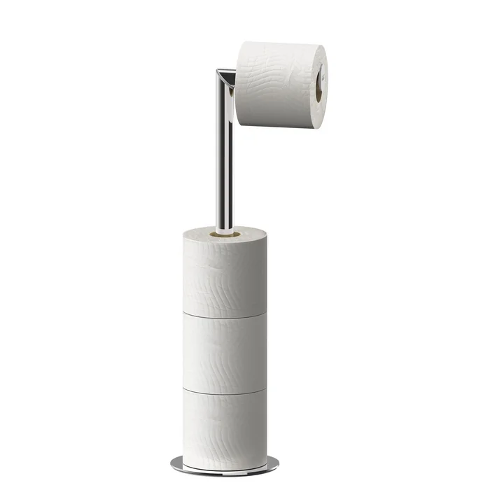 Joseph Joseph - EasyStore Luxe 2-in-1-Toilettenpapierständer, Edelstahl