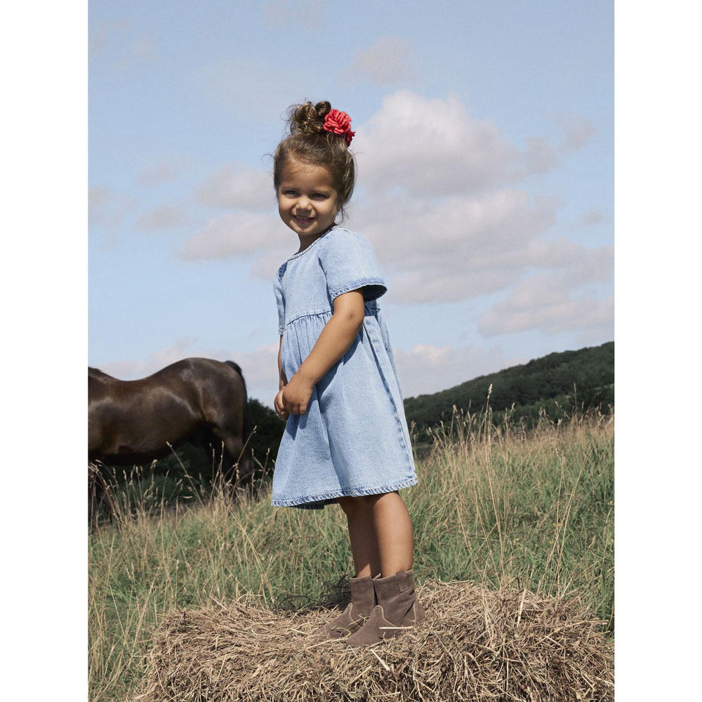 Køb Name It Medium Blue Denim Gemma Loose Denim Kjole