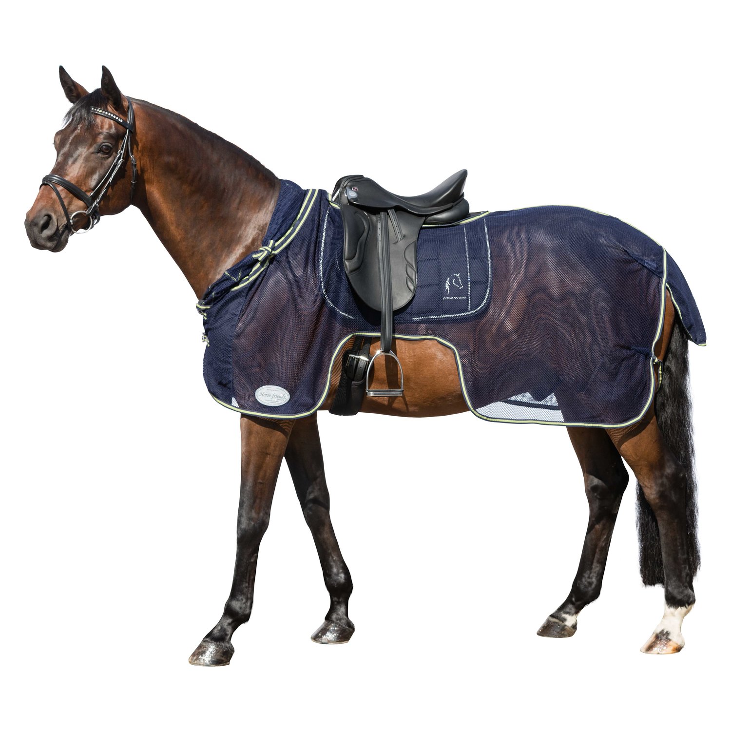 Horse-friends Fliegen-Ausreitdecke  - navy