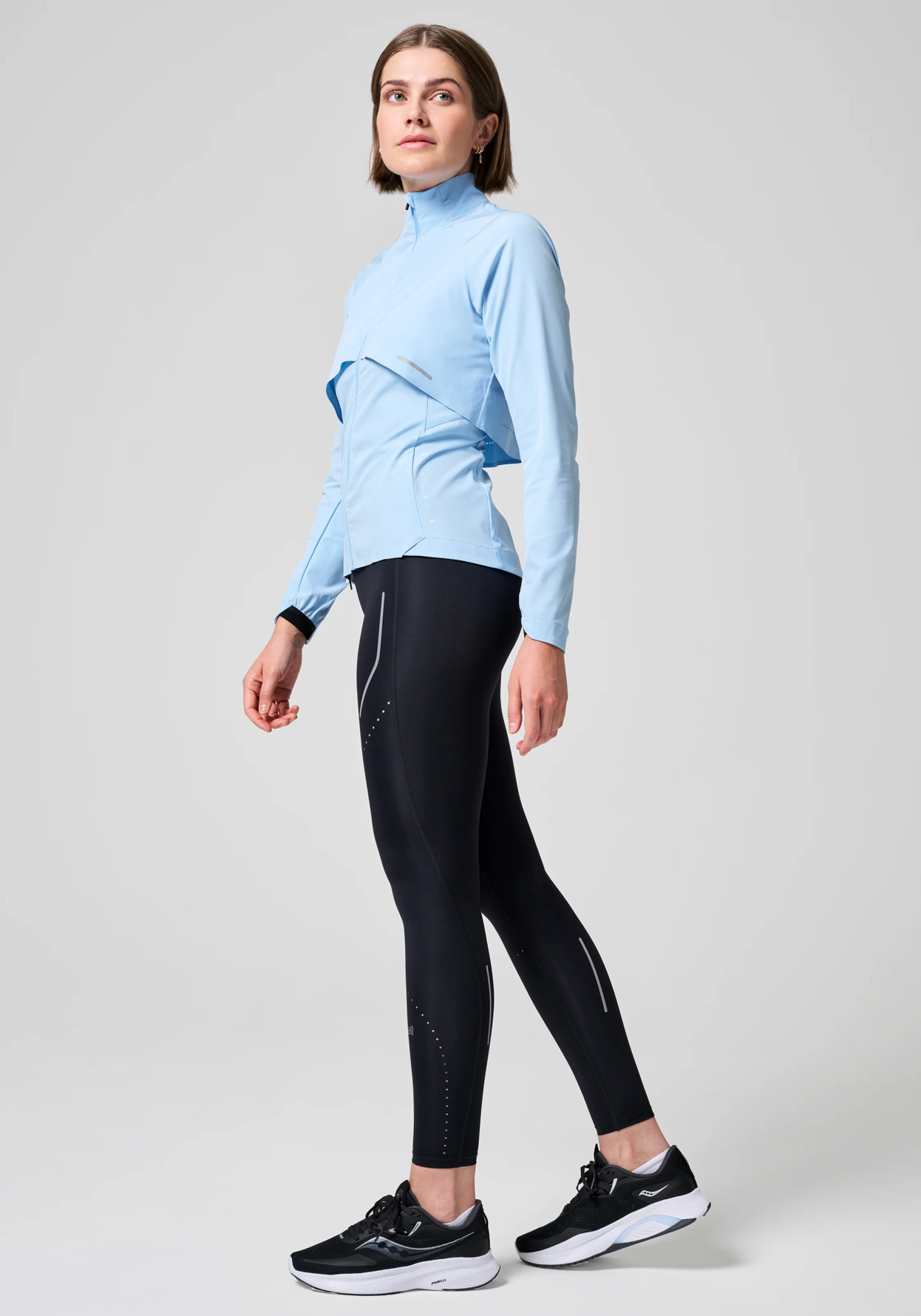 Casall Shapify High Waist Running Tights Sort Black Str 42 42