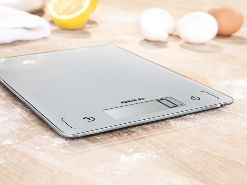 Soehnle Küchenwaage Page Comfort 300 Slim Grau Flache Küchenwaage