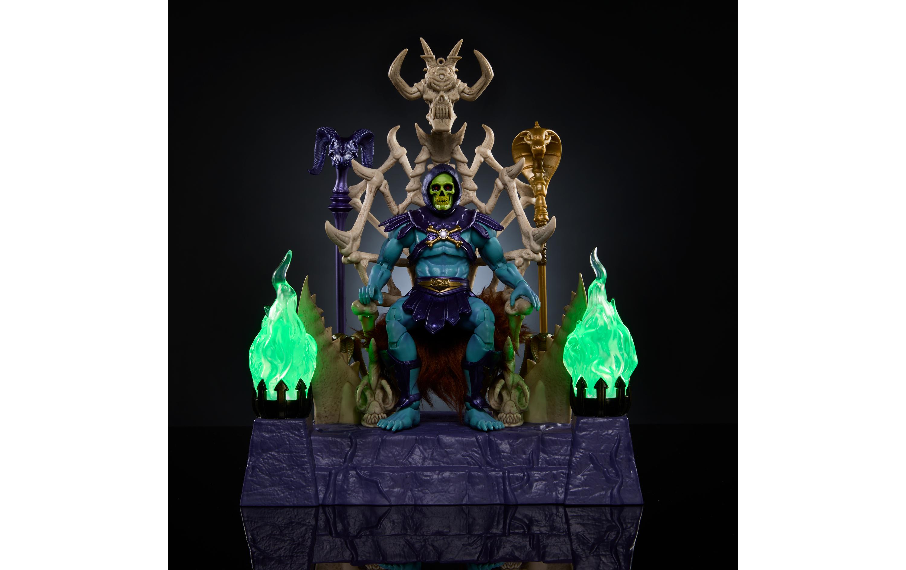 Masters of the Universe Skeletor und Throne 18 cmSkeletor-Figur als Set