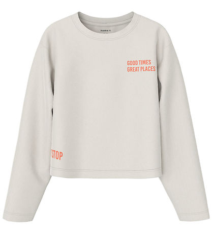 Name It Bluse - Cropped - NkfNohi - Jet Stream
