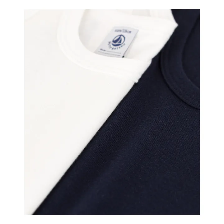 Petit Bateau Lot 2 Débardeurs Unis | Bleu marine