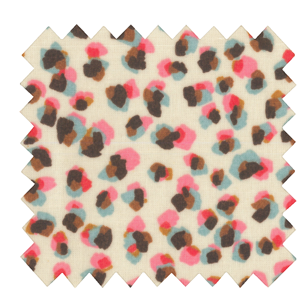 Tissu Enduit Au Mètre Confetti Aqua