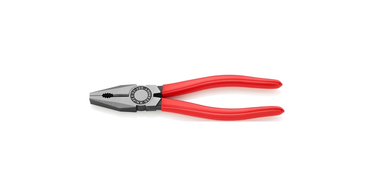 KNIPEXKombitang 03 01 200 combinatietang  (Rood)