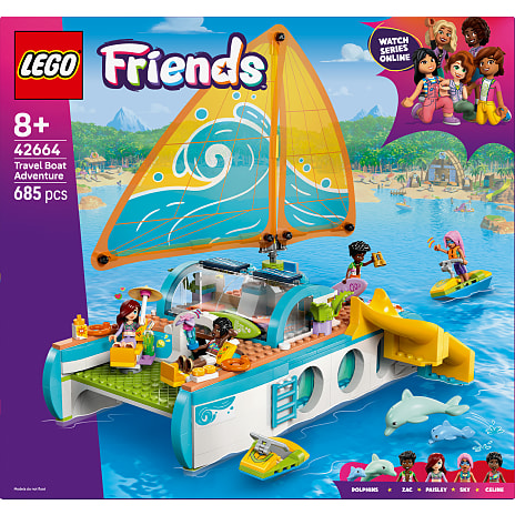 LEGO Friends Eventyrfyldt bådrejse 42664