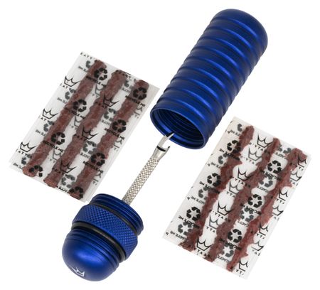 Kit de Réparation Tubleless Peaty's Holeshot Bleu Foncé